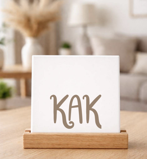 Tegeltje | Kak