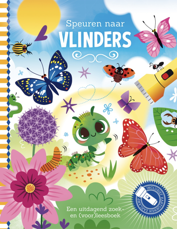 Zaklampboek Speuren naar vlinders PRE ORDER