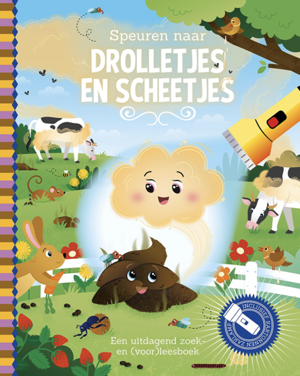 Zaklampboek speuren naar drolletjes en scheetjes PRE ORDER