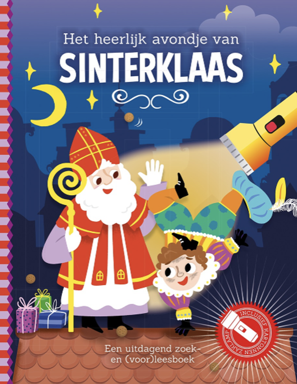 Zaklampboek Het heerlijk avondje van Sinterklaas PRE ORDER