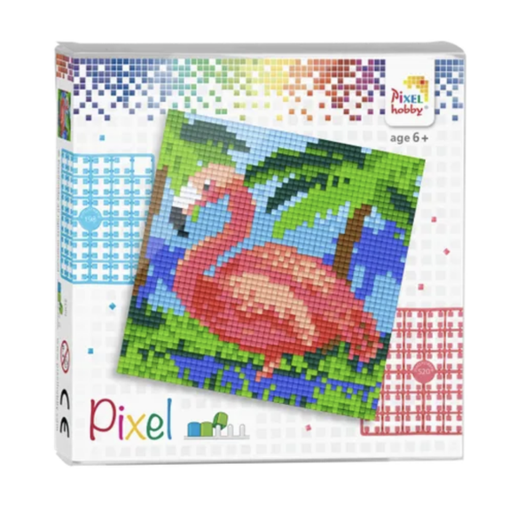 Pixel set - Flamingo