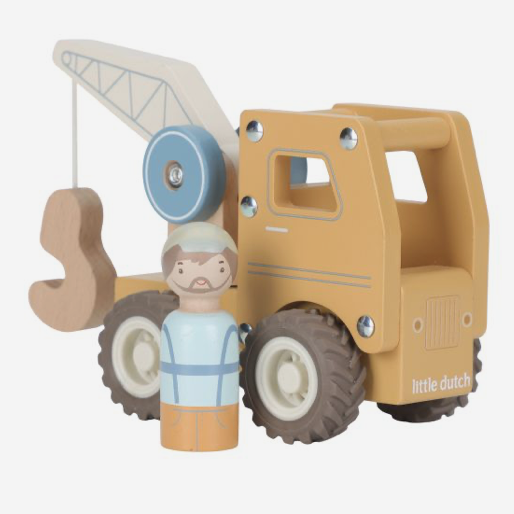 Little Dutch kraanwagen inclusief Pegdoll