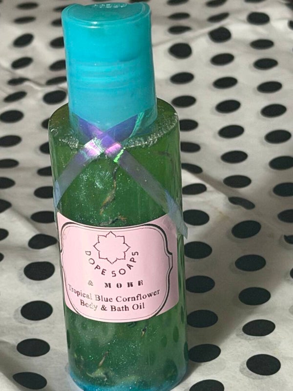 Tropical Blue Cornflower Bath & Body Oil