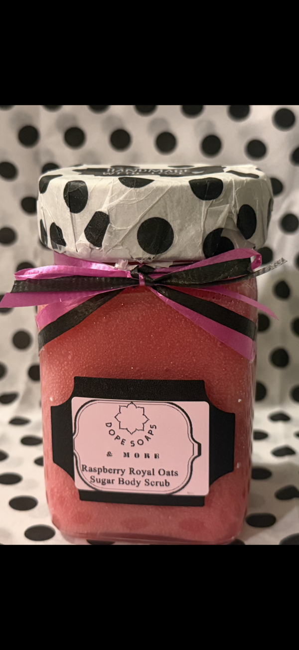 Raspberry Royal Oats Sugar Body Scrub