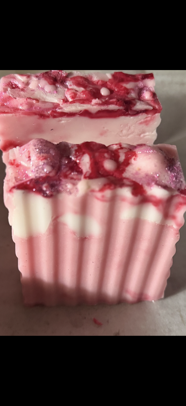 Warm & Cozy Strawberry Oatmeal Soap
