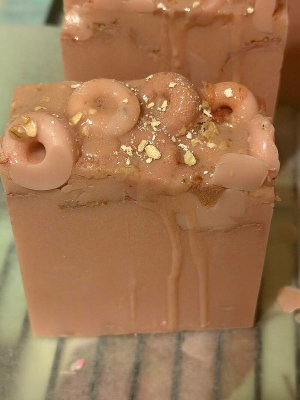 Raspberry  Royal Oats Body Soap