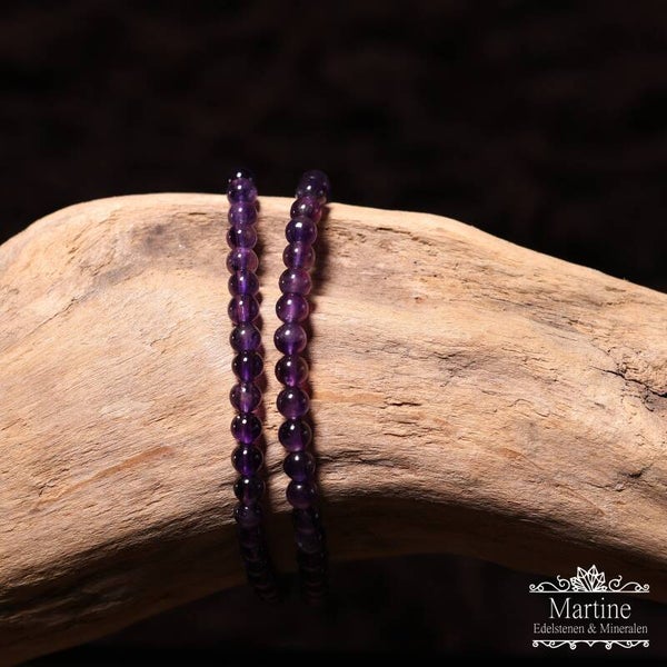 Armband Amethist 4mm