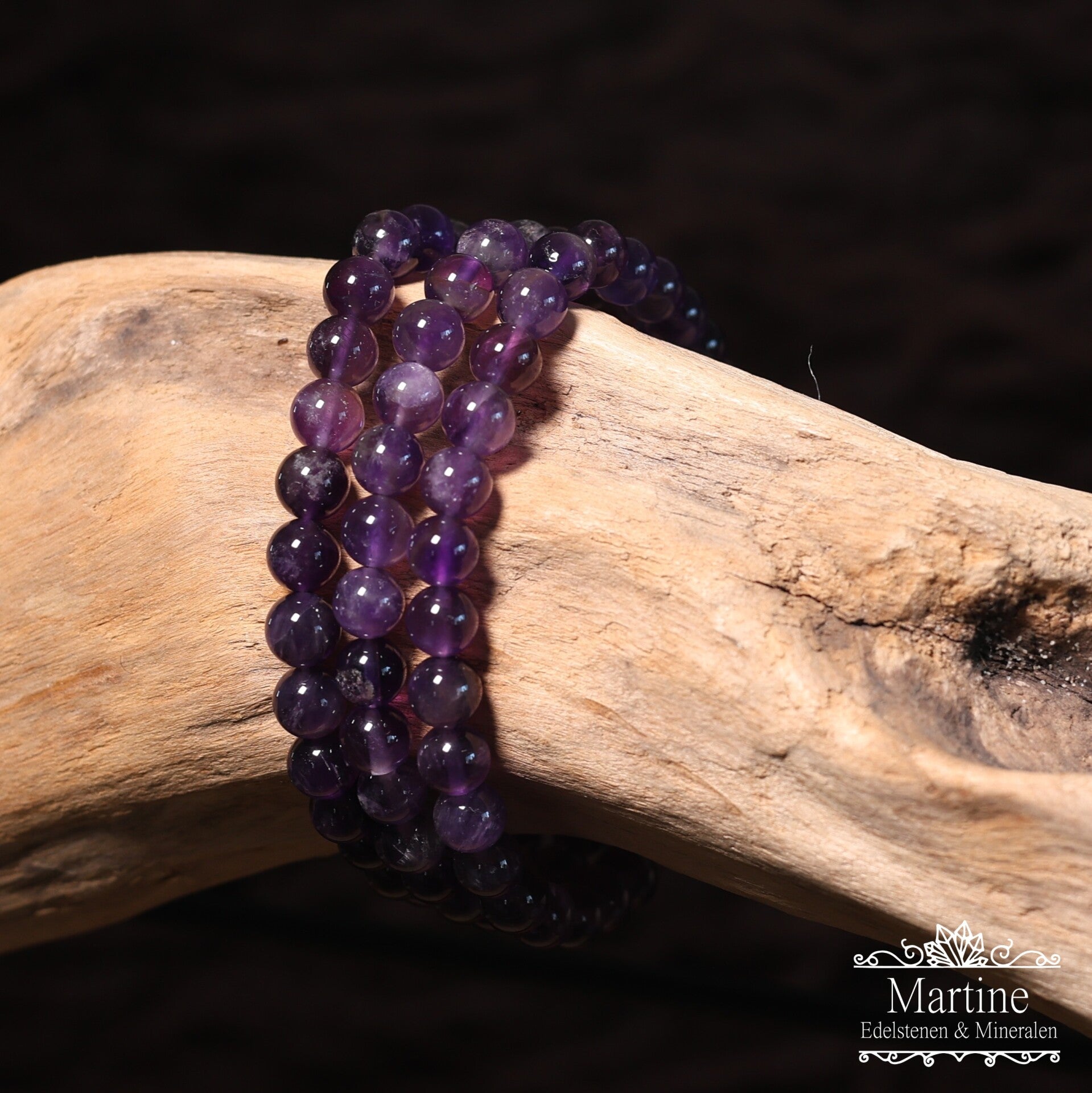 Armband Amethist 6mm