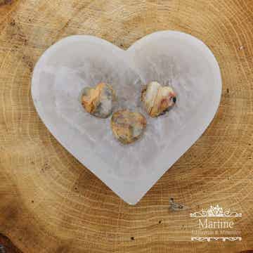 Crazy lace Agaat hartje 3cm