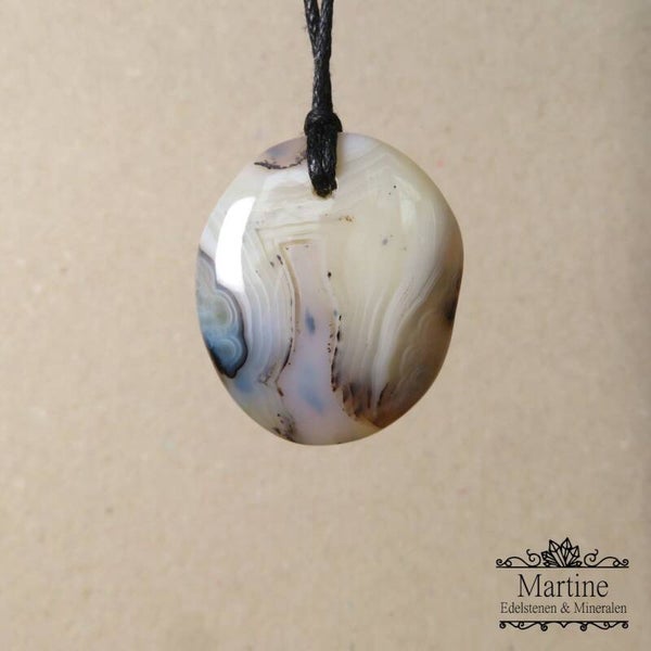 Dendriet Agaat amulet hanger.