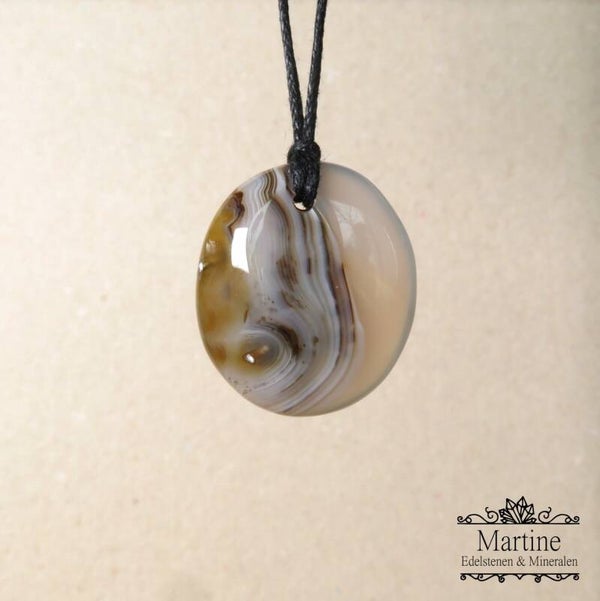 Dendriet Agaat amulet hanger.