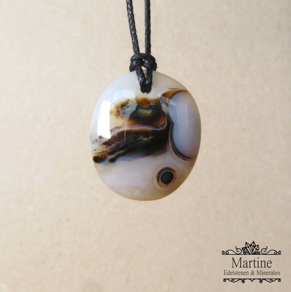 Dendriet Agaat amulet hanger.