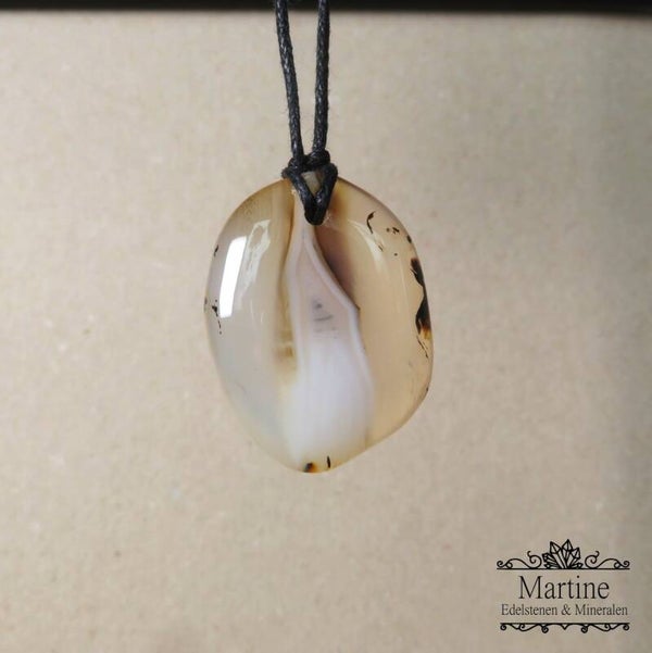 Dendriet Agaat amulet hanger.