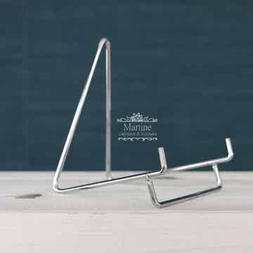 Metalen verchroomde standaard