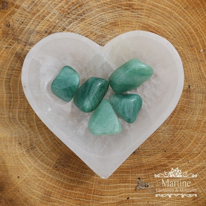 Groene Aventurijn trommelsteen