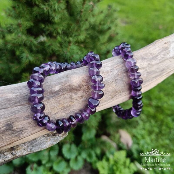Armband Amethist nugget