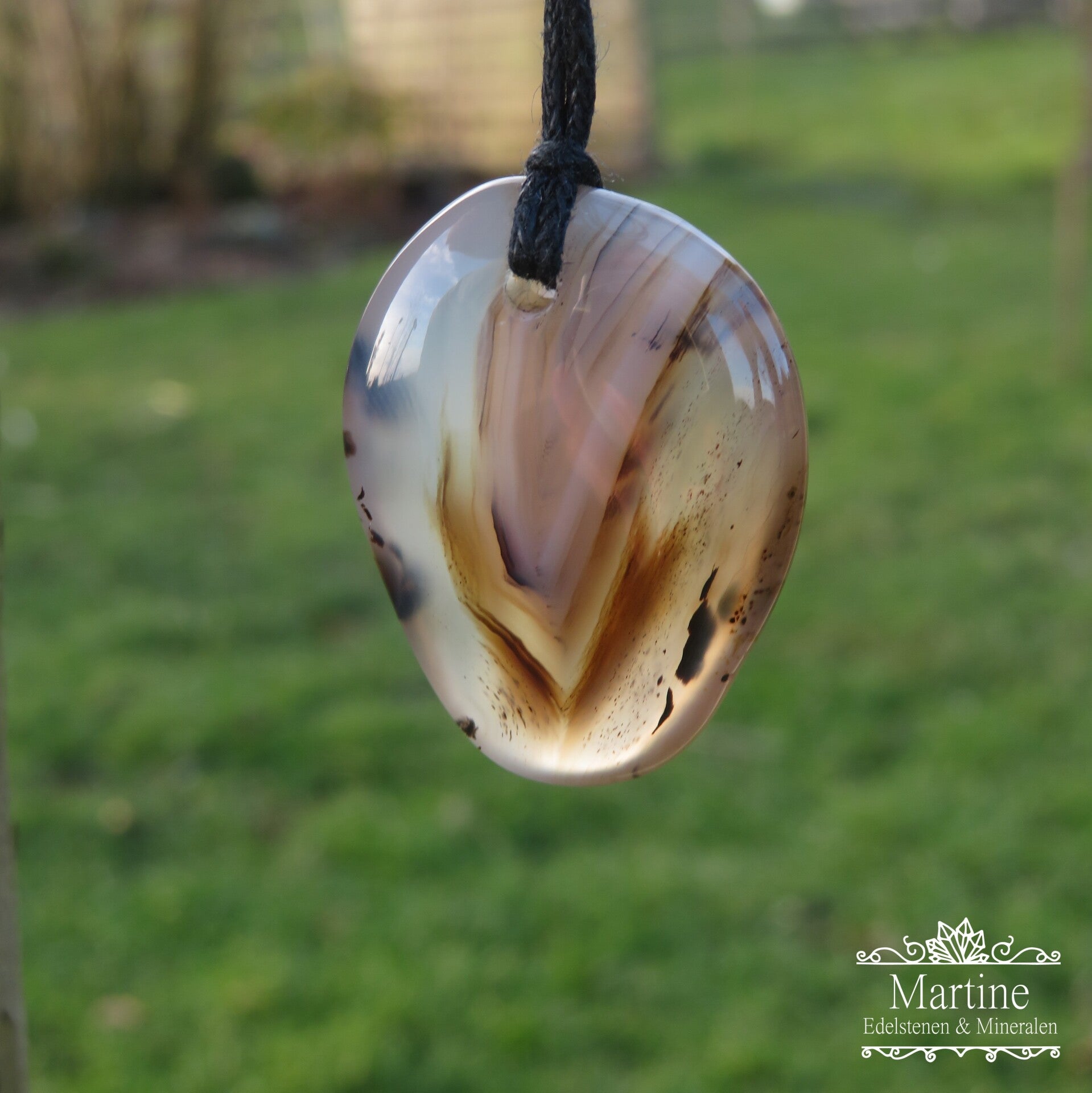 Dendriet Agaat hanger.