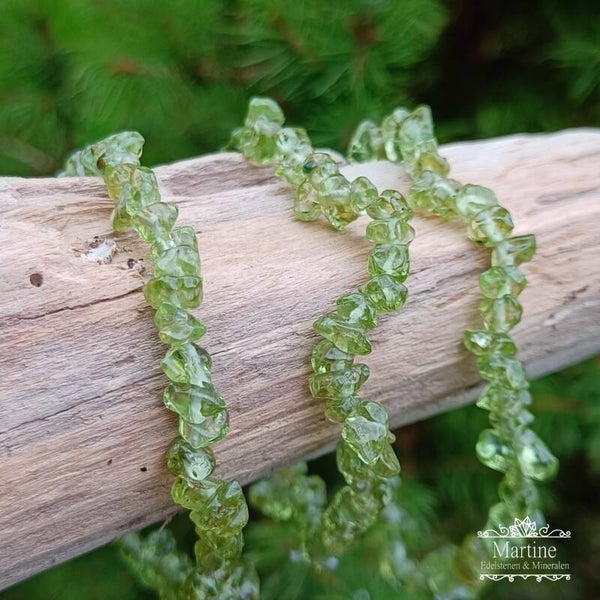 Armband Peridoot split