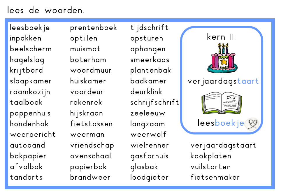 Kern 11 / Veilig Leren Lezen / Groep 3 | juf-cindy.nl