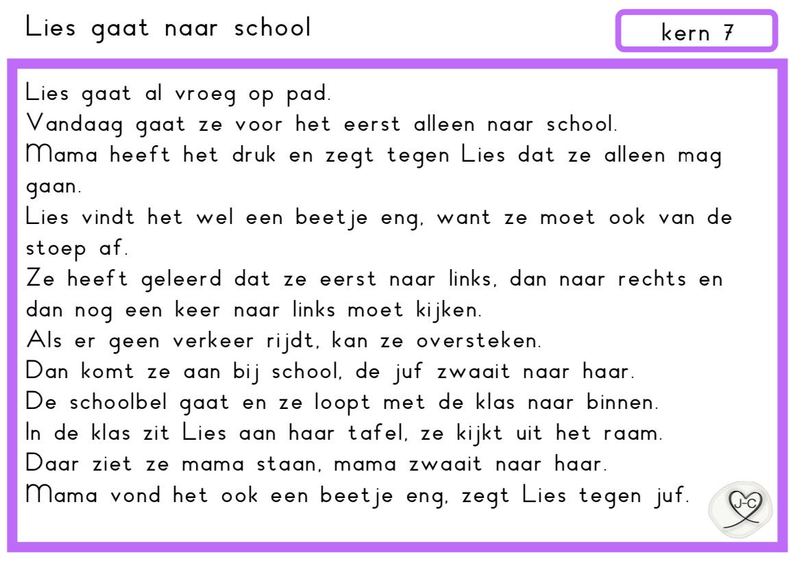 Kern 7 Veilig Leren Lezen