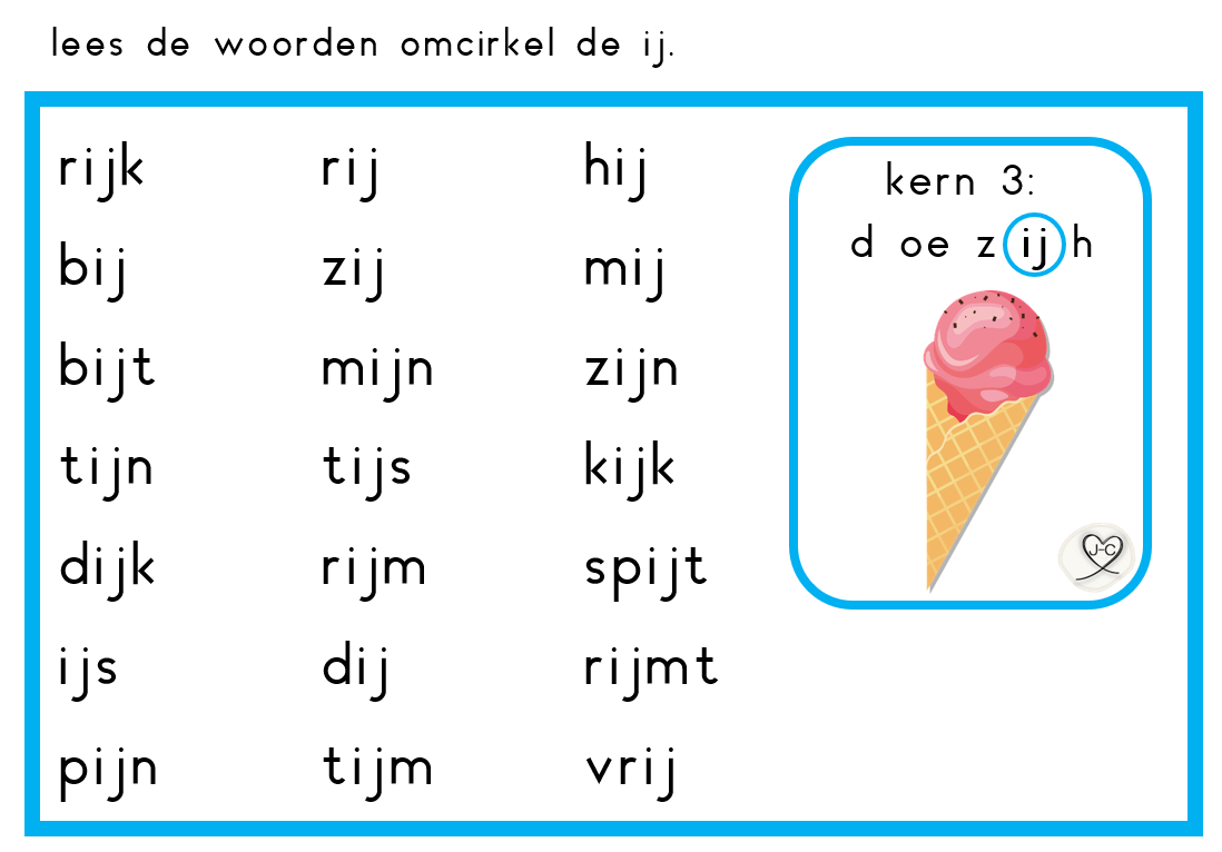 Kern 3 / Veilig Leren Lezen / Groep 3 | juf-cindy.nl