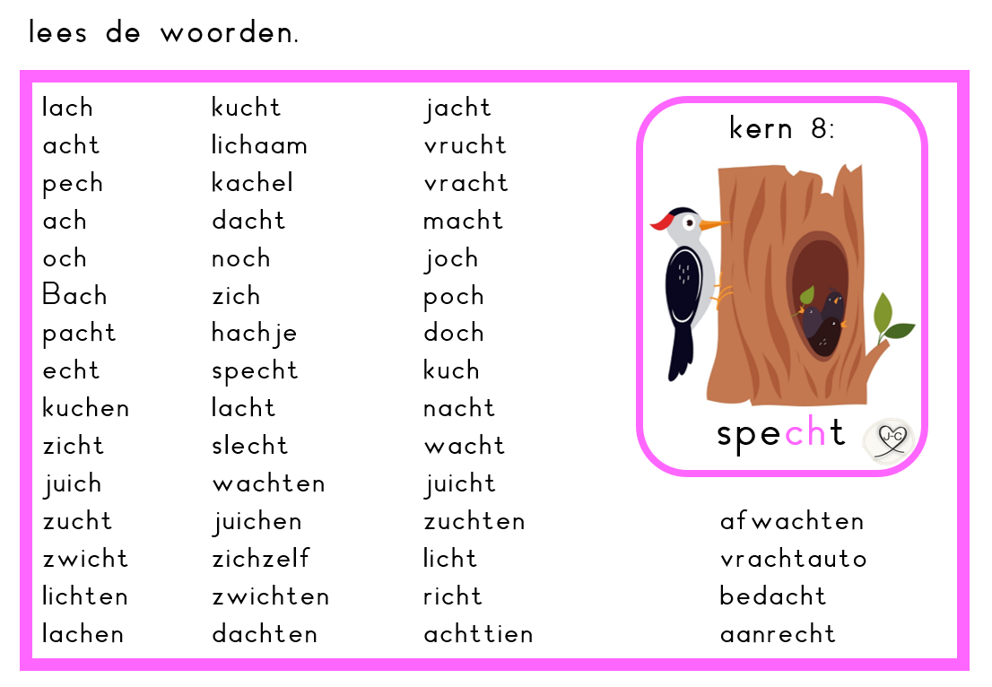 Kern 8 / Veilig Leren Lezen / Groep 3 | juf-cindy.nl