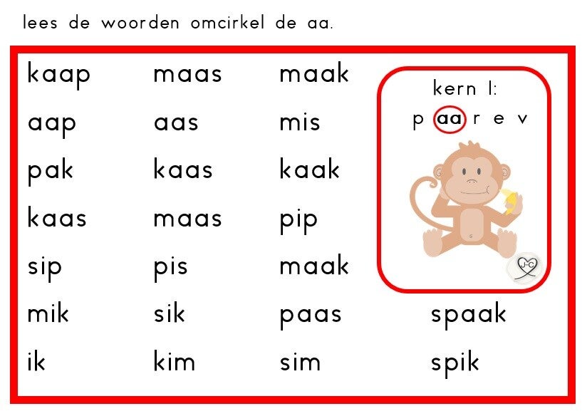 Kern 1 / Veilig Leren Lezen / Groep 3 | juf-cindy.nl