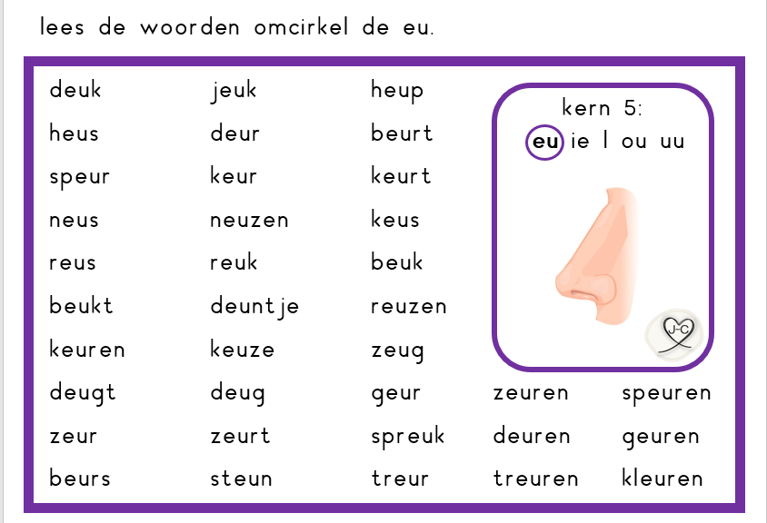 Kern 5 / Veilig Leren Lezen / Groep 3 | juf-cindy.nl
