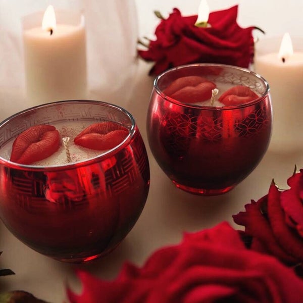 Bougie Saint Valentin