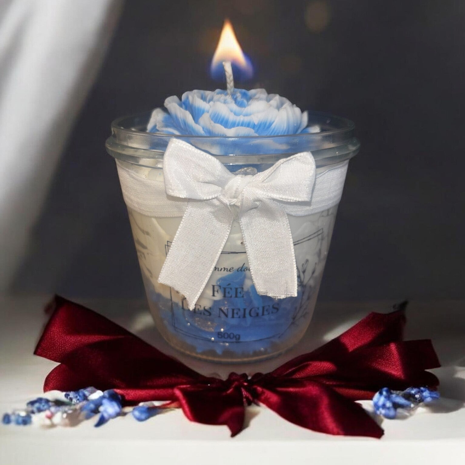 Bougie fée des neiges