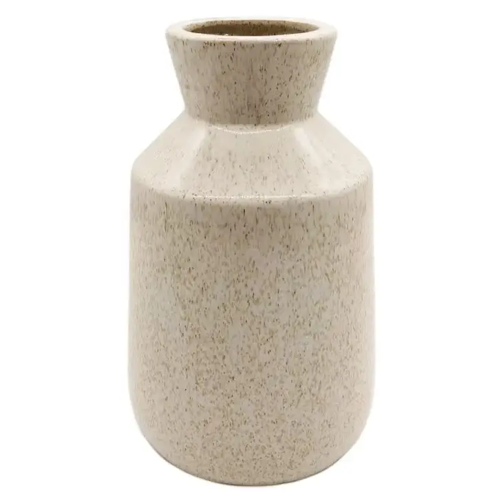 Aardewerk vaas | beige S