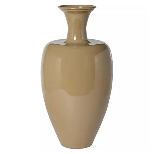 Elegante vaas | kaki taupe L