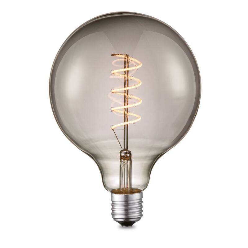 LED lamp Spiral 1800K G125 E27 dimbaar - smoke 4W