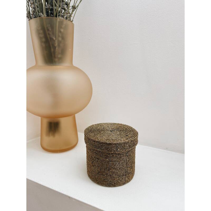 Kralendoosje | goud | L