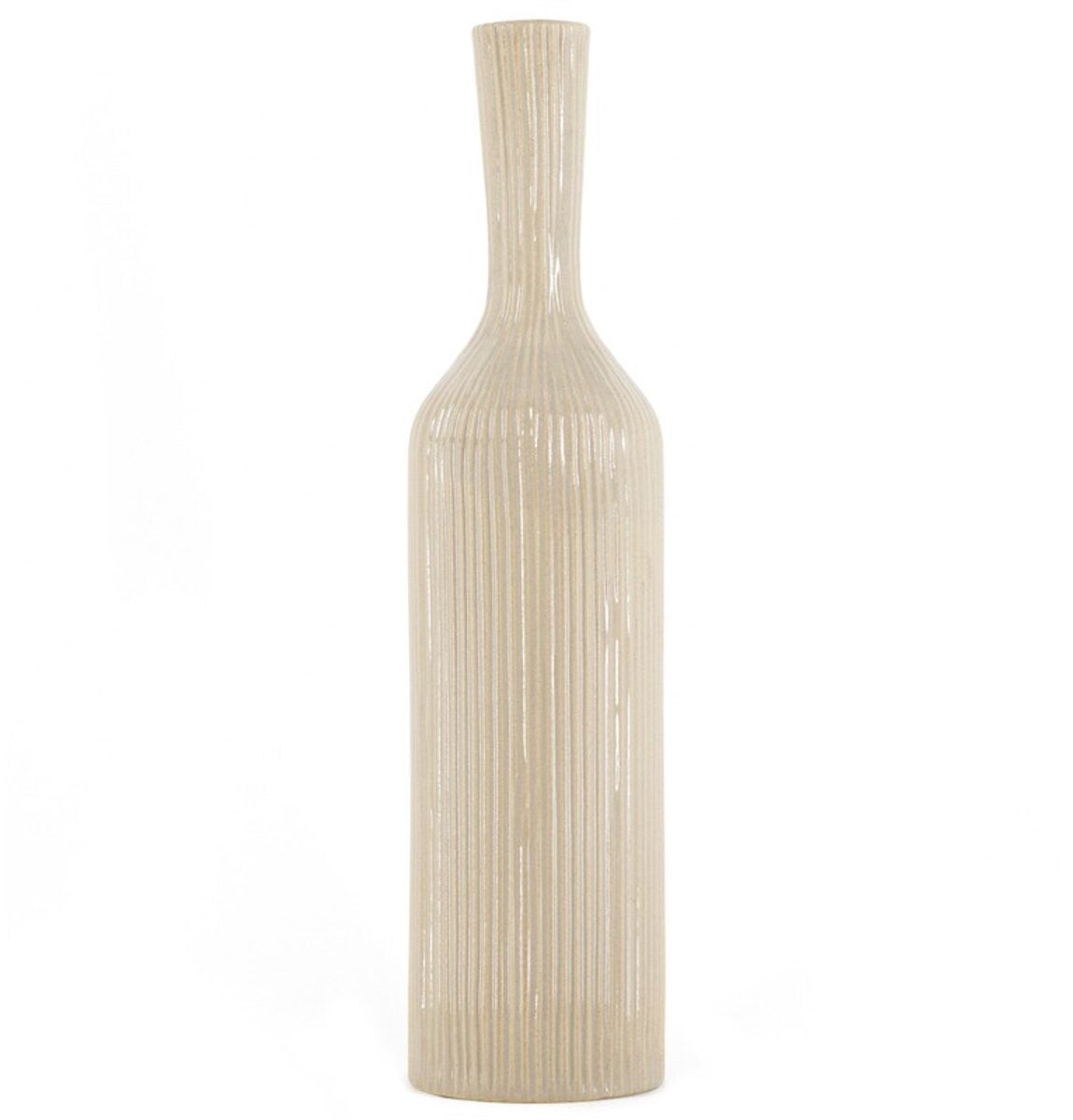 Lange vaas | elegant beige