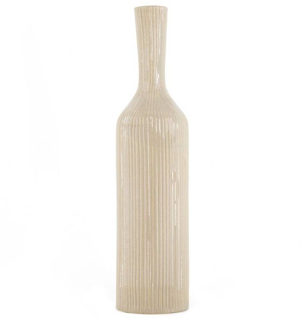 Lange vaas | elegant beige