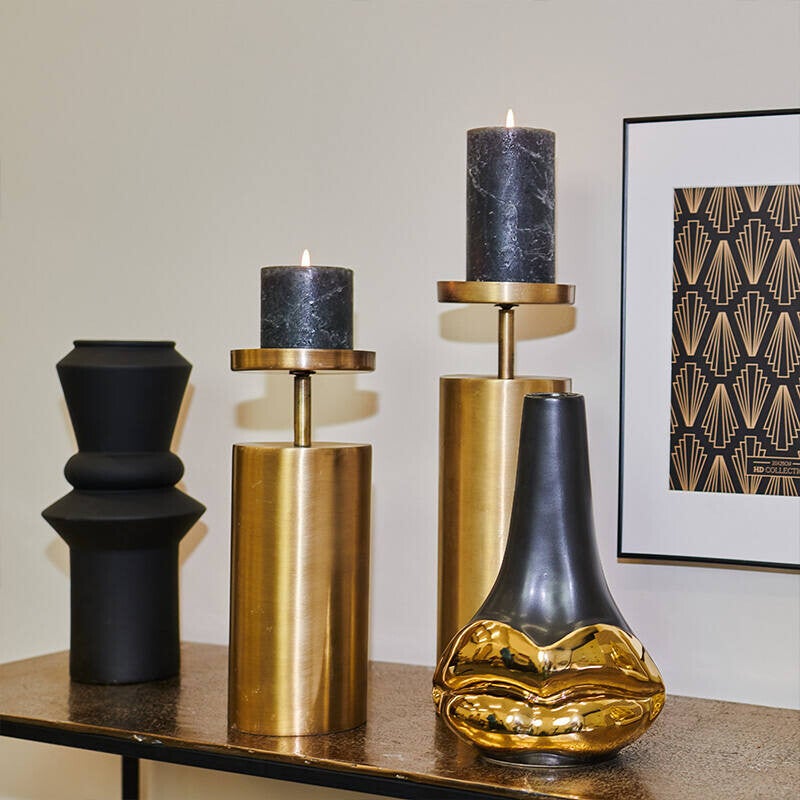 luxe goude kaarshouders en  windlichten