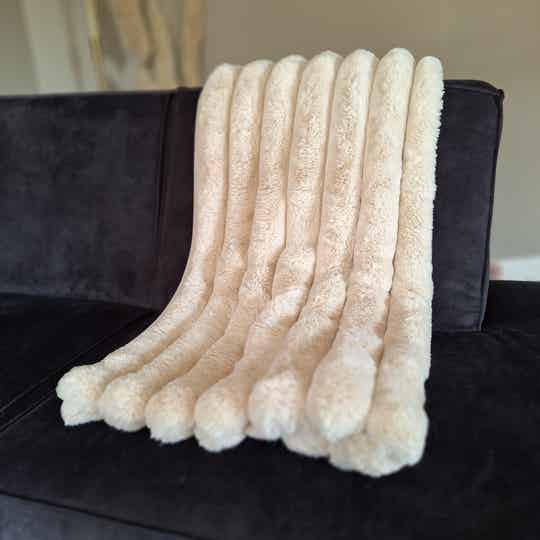 Luxe plaid Rib | zand