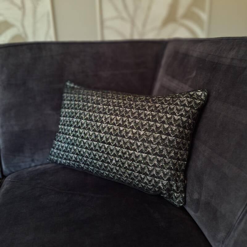 Luxe sierkussen | black white