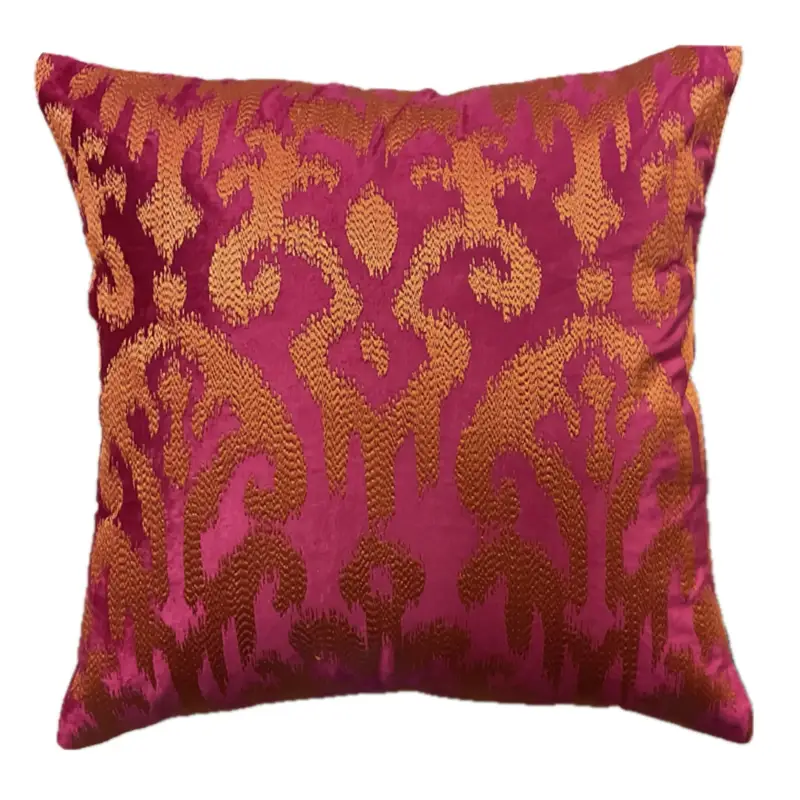 Luxe sierkussen Colmore | fuchsia oranje