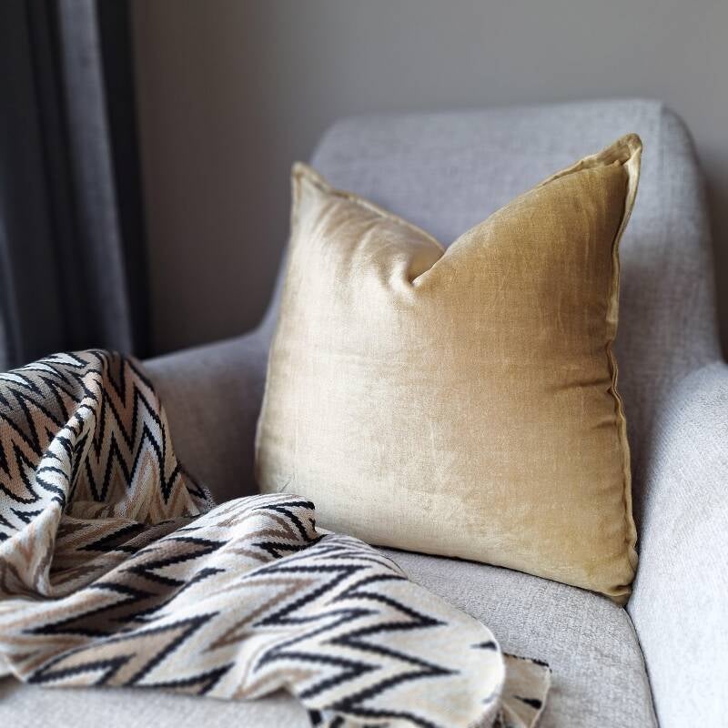 Luxe sierkussen fluweel | goud