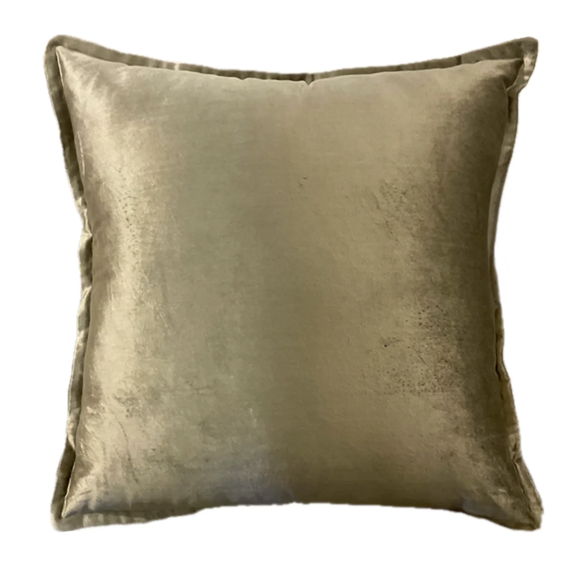 Luxe sierkussen fluweel | goud taupe