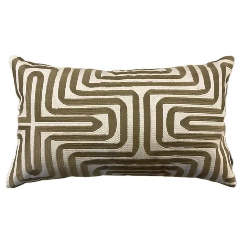 Luxe sierkussen Ways | beige brons