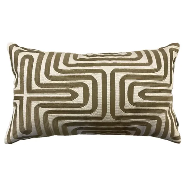 Luxe sierkussen Ways | beige brons