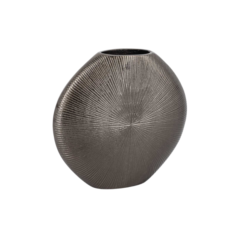 Luxe vaas Brass Black | M