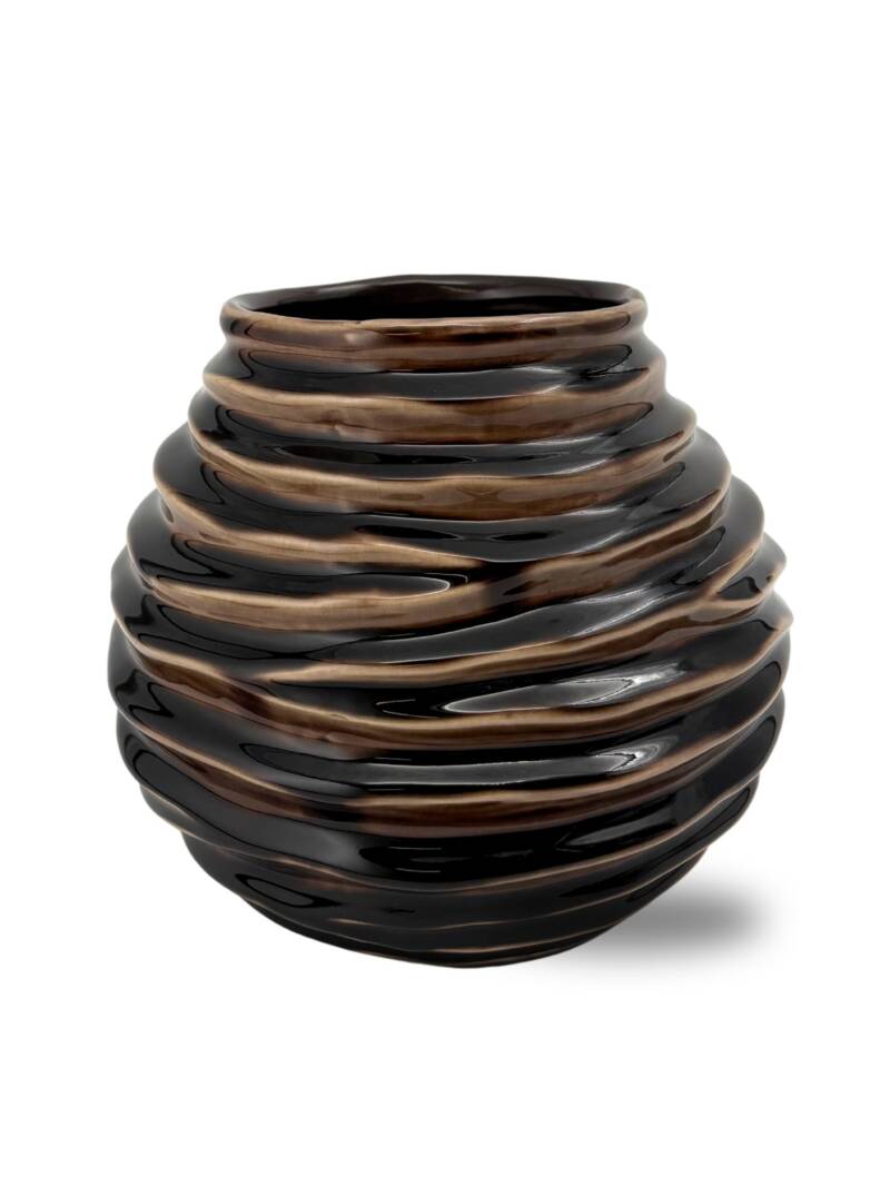 Luxe vaas Glow | chocoladebruin