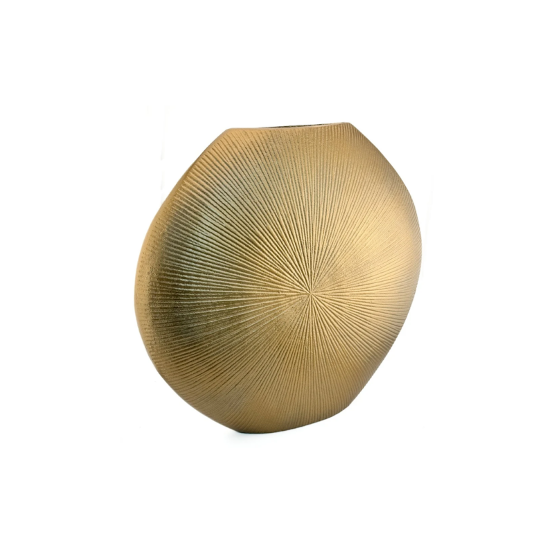 Luxe vaas Messing Goud | L