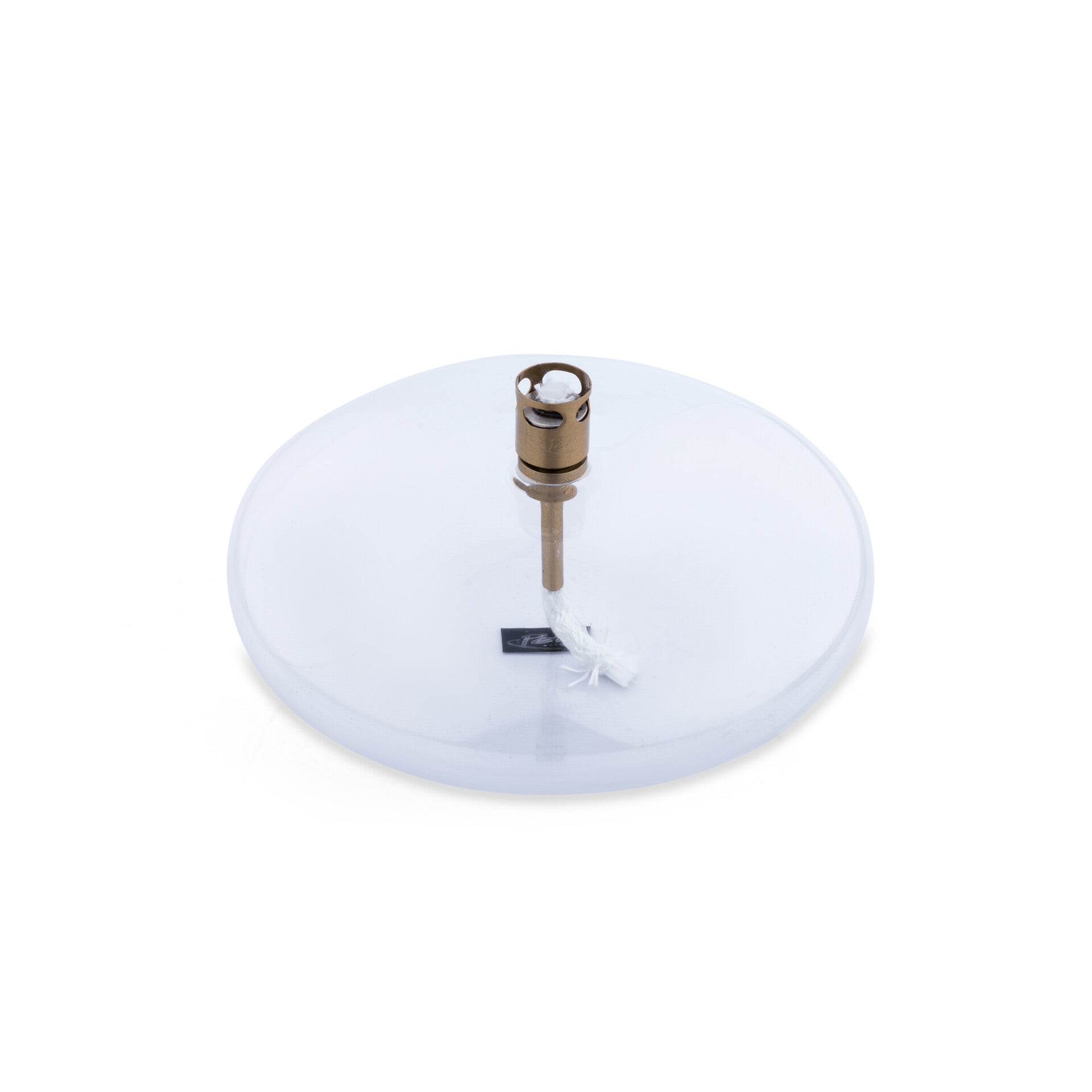 Olielamp Schijf transparant | M