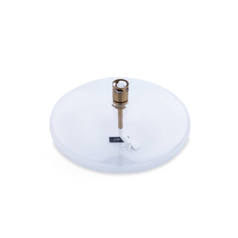 Olielamp Schijf transparant | M