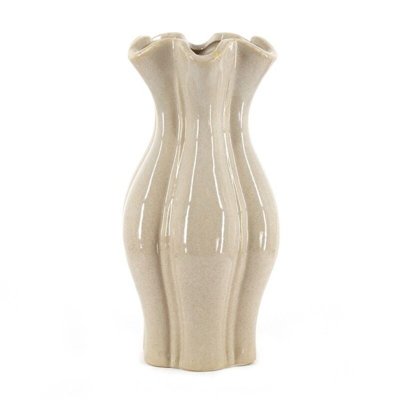 Organische vaas | beige S